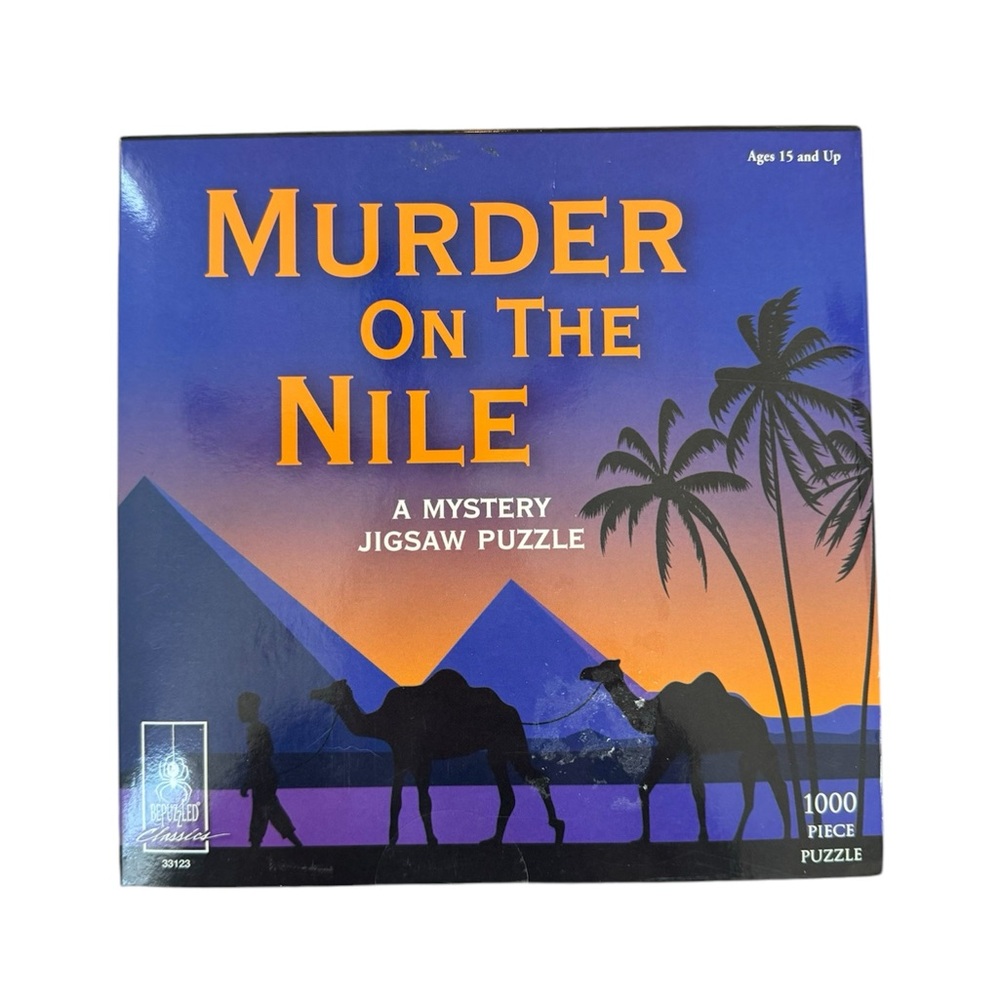Murder on the Nile 1000 Piece Mystery Jigsaw Puzzle